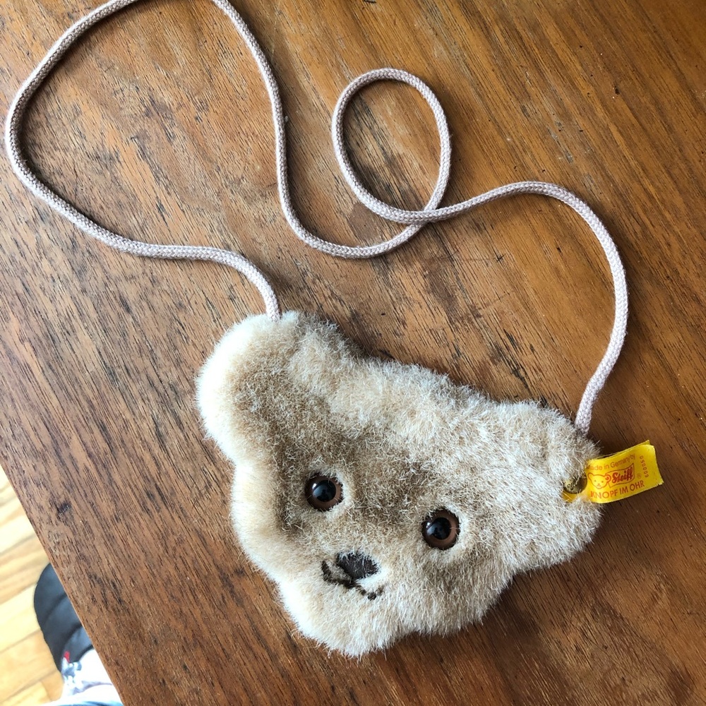 Vintage Steiff Bear Purse